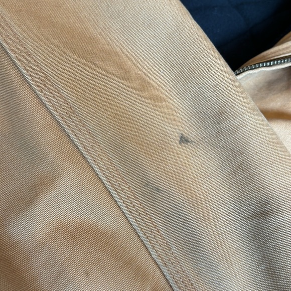 Carhartt FLANNEL LINED ACTIVE JAC VTG made USA DUCK 3 WARMEST RATING MEN XL Tall - Picture 11 of 13